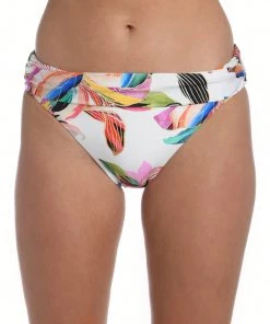 La Blanca Bottoms Paradise City Shirred Band Hipster Bottom