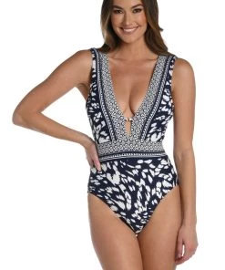 La Blanca One-Piece Changing Tides Plunge One Piece