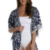La Blanca Changing Tides Kimono Cover Ups