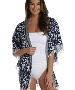 La Blanca Changing Tides Kimono Cover Ups