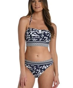 La Blanca Tops Changing Tides Bandeau Midkini Top