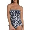 La Blanca Changing Tides Bandeau Cinch Side Tankini Top Tops