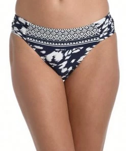 La Blanca Changing Tides Side Shirred Hipster Bottom Bottoms