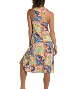 La Blanca Cover Ups Soleil Over The Shoulder Midi Dress