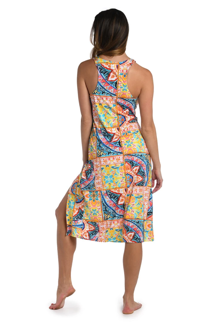 La Blanca Cover Ups Soleil Over The Shoulder Midi Dress