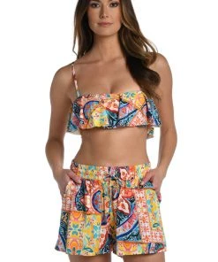 La Blanca Cover Ups Soleil Beach Shorts