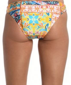 La Blanca Bottoms Soleil Side Shirred Hipster Bottom