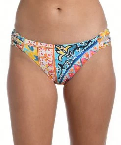La Blanca Bottoms Soleil Side Shirred Hipster Bottom