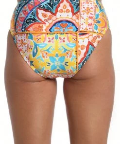 La Blanca Soleil Mid-Waist Sash Band Bottom