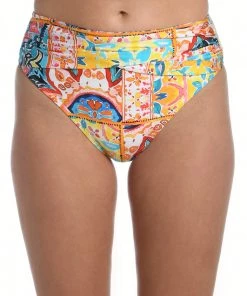 La Blanca Soleil Mid-Waist Sash Band Bottom