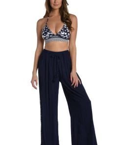 La Blanca Coastal Covers Palazzo Pant Cover Ups
