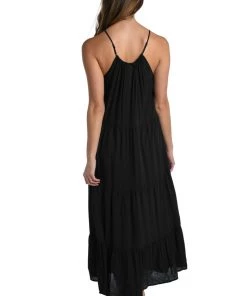 La Blanca Coastal Covers Halter Midi Dress Cover Ups