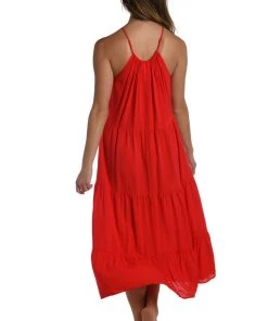 La Blanca Coastal Covers Halter Midi Dress