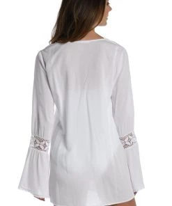 La Blanca Cover Ups Coastal Covers V-Neck Tunic