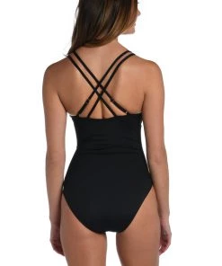 La Blanca Island Goddess Underwire Lace Up One Piece One-Piece