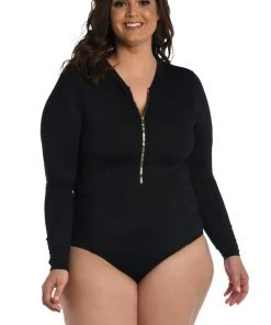 La Blanca Island Goddess Paddlesuit One Piece One-Piece